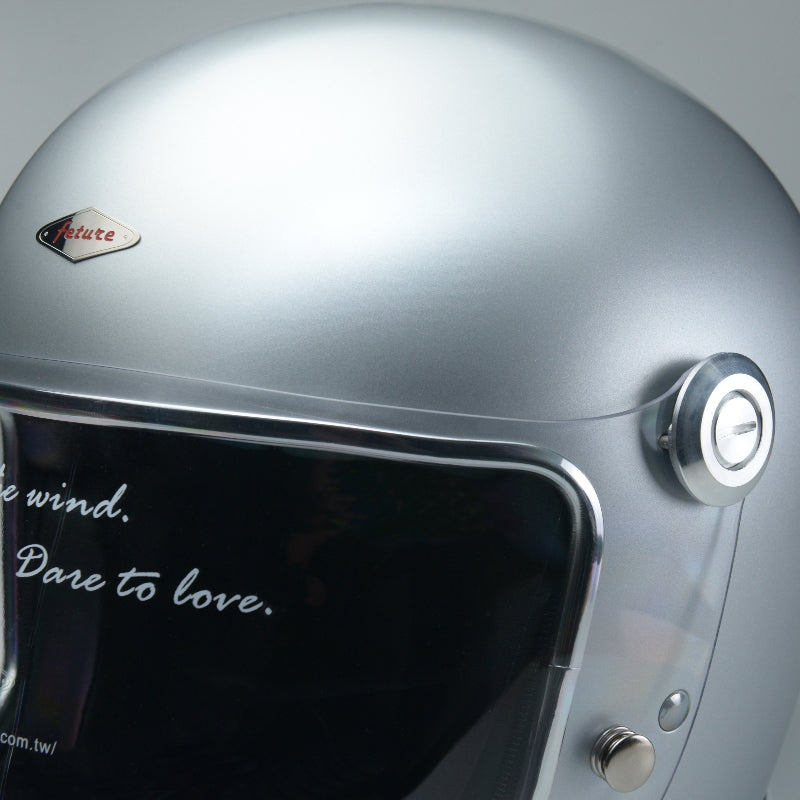 LENNON-SEMI MATTE SILVER – Kabuto Riders