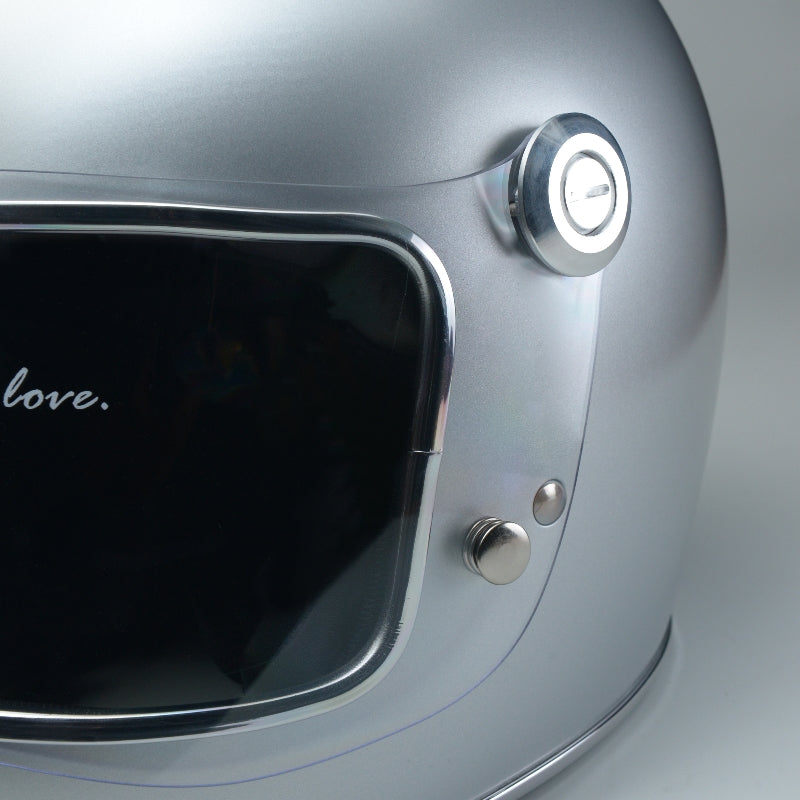 LENNON-SEMI MATTE SILVER – Kabuto Riders